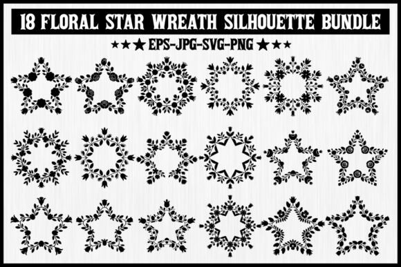 18 Floral Star Wreath Silhouette Bundle: A Practical Guide for Creators