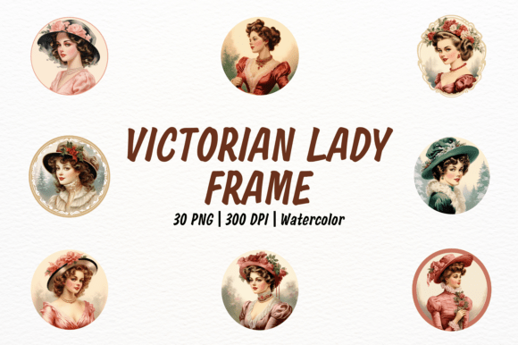 Bringing Timeless Charm to Modern Design with the Victorian Elegant Lady Logo Collection