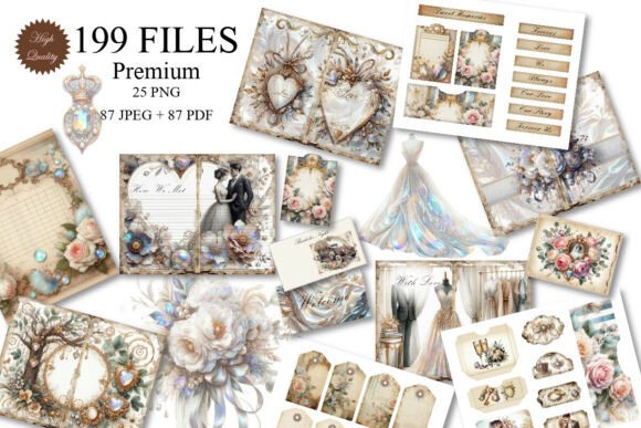 Capturing Eternal Love with the Wedding Vows Keepsake Junk Journal Kit
