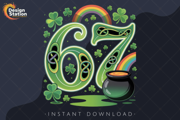 Celtic 67 Shamrock Rainbow PNG: A Practical Asset for Irish-Themed Design