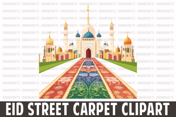 Eid Street Carpet Clipart PNG: A Vibrant Resource for Your Creative Projects