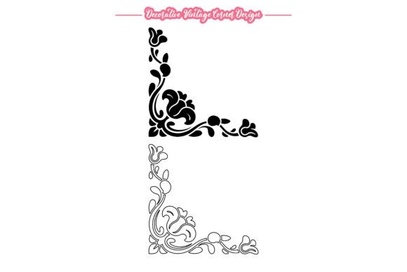 Elegant Antique Frame Corner Decoration