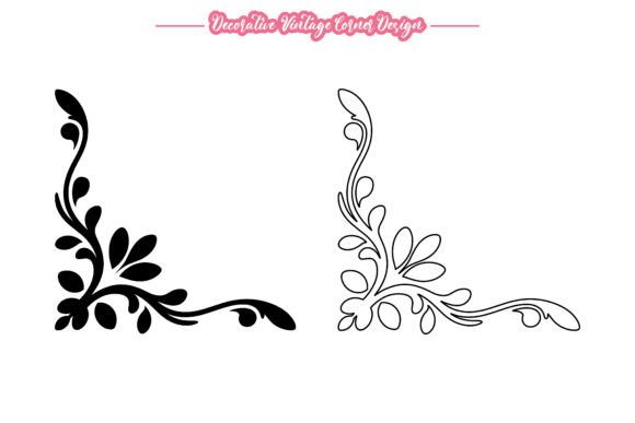 Elegant Classic Corner Decoration Vector: A Practical Asset for Designers