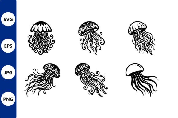 Jellyfish Line Art Black and White: A Timeless Design Resource for Modern Creators