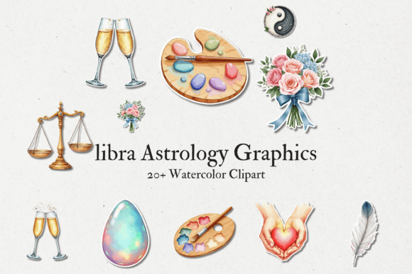 Libra Astrology Graphics: Elevating Your Design with Balanced Aesthetics