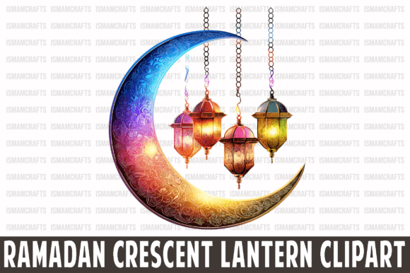 Ramadan Crescent Lantern Clipart PNG: Elevating Your Creative Projects