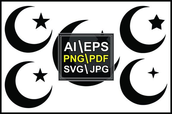 Silhouette Crescent Moons and Stars: A Comprehensive Guide to Celestial Design Assets
