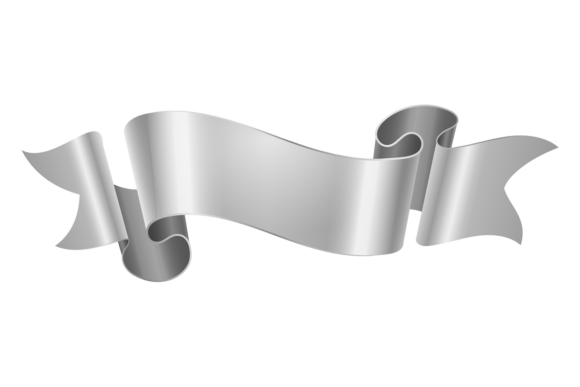 Silver Stripe Ribbon in Retro Style: A Timeless Decorative Element