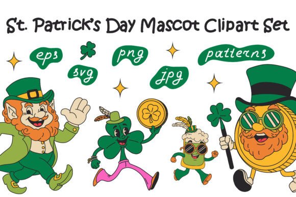 St. Patrick’s Day Mascot Clipart Set: A Practical Asset Review