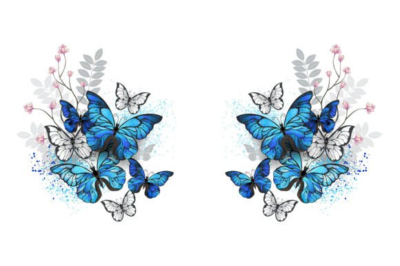 Twigs and Blue Butterflies: A Masterclass in Symmetrical Visual Storytelling