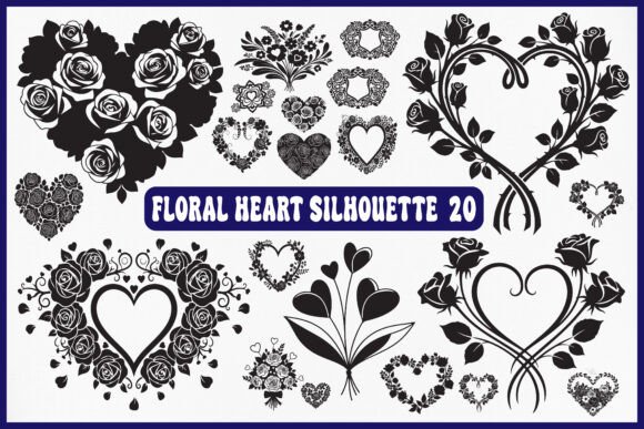 Unlocking Creativity with the Floral Heart Silhouette Set